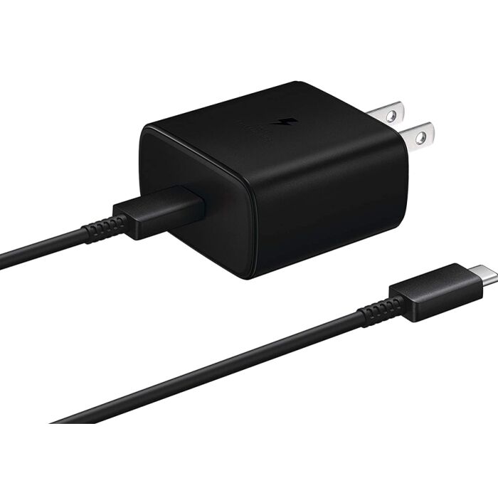 Display 3 - Samsung 45 Watt PD Mobile Charging Adopter with 1.8m Cable (C-to-C Type) | 1 Year Warranty