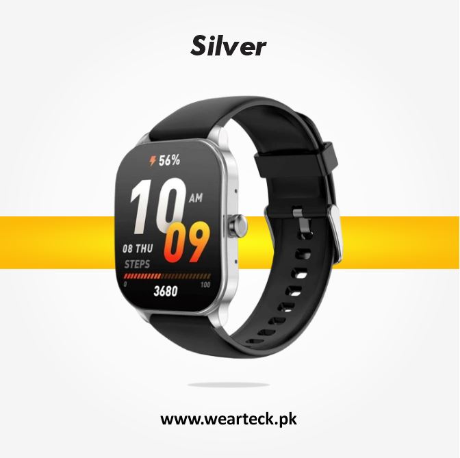 Amazfit Pop 3S - Silver - Amazfit Pop 3S Smart Watch