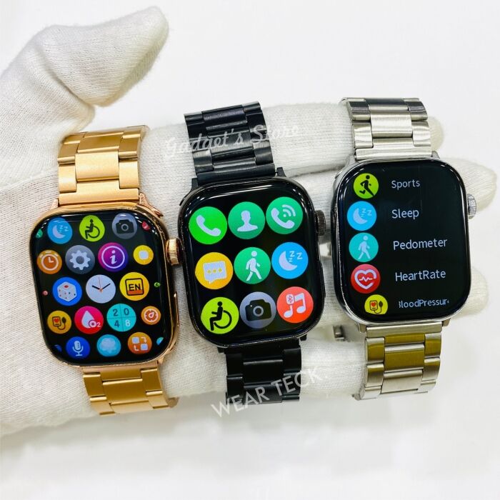 2 - Smart Watch 11 Max | Stainless Steel | Full HD Display | Stainless Steel Chain
