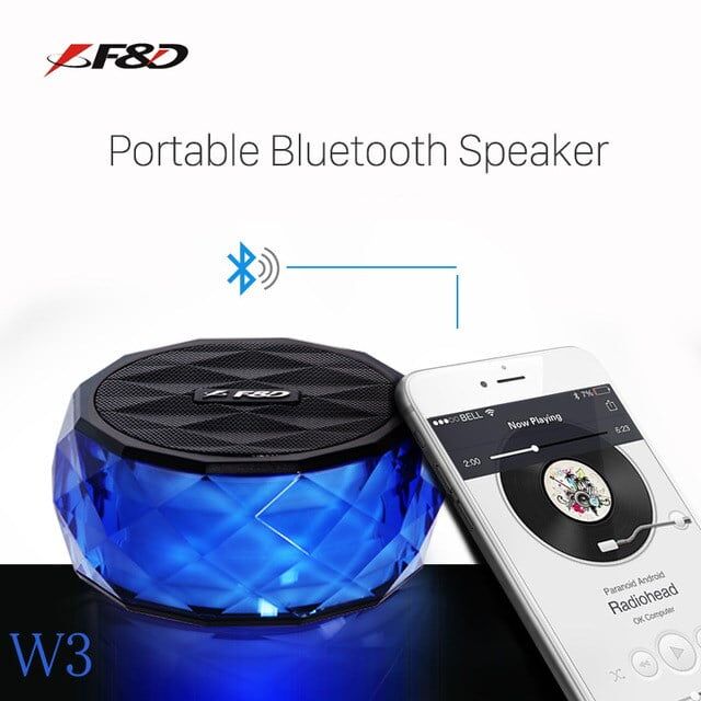 1 - F&D W3 | Wireless Portable Bluetooth Speaker | 360 degree sound field