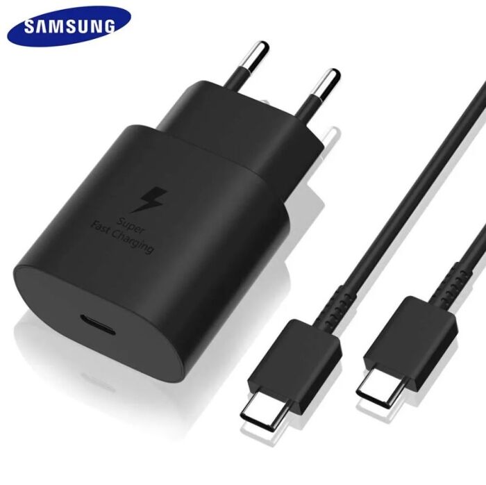 2 - Samsung 25W Adapter W/O Cable Black 2 Pin | TDRA