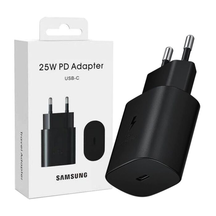 Display - Samsung 25W Adapter W/O Cable Black 2 Pin | TDRA