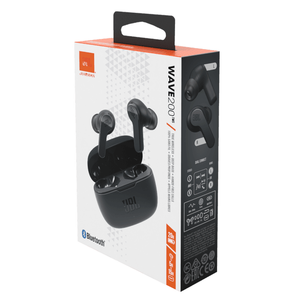 Bluetooth 5.0 connectivity of JBL Wave 200 Wireless Earbuds Bluetooth 5.0 connectivity of JBL Wave 200 Wireless Earbuds