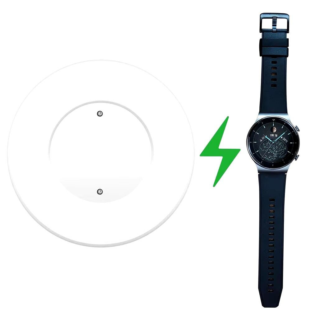 DP3 - Plate Magnetic 2 Pin Charger for Huawei- Watch- GT / GT 2, GT2 / Honor | USB Charging Cable For Huawei GT / GT2 / Honor