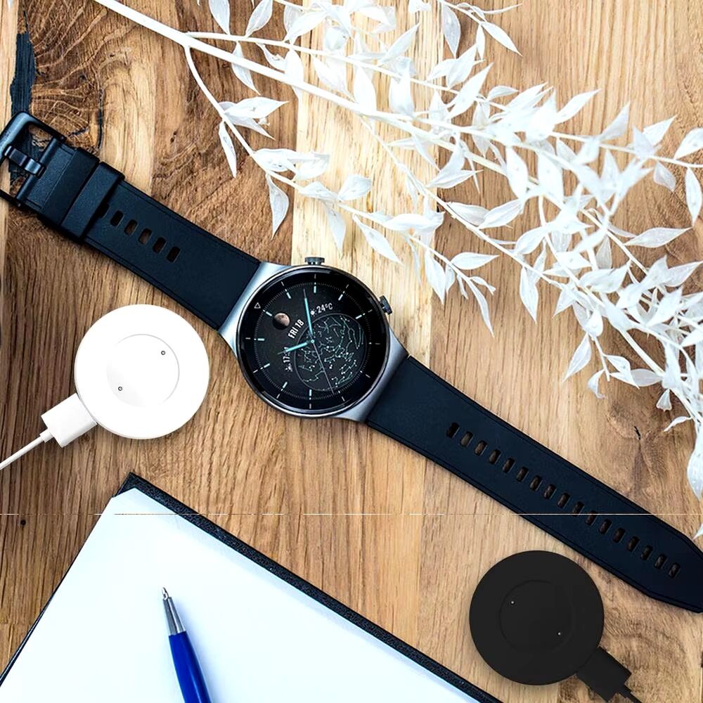 DP7 - Plate Magnetic 2 Pin Charger for Huawei- Watch- GT / GT 2, GT2 / Honor | USB Charging Cable For Huawei GT / GT2 / Honor
