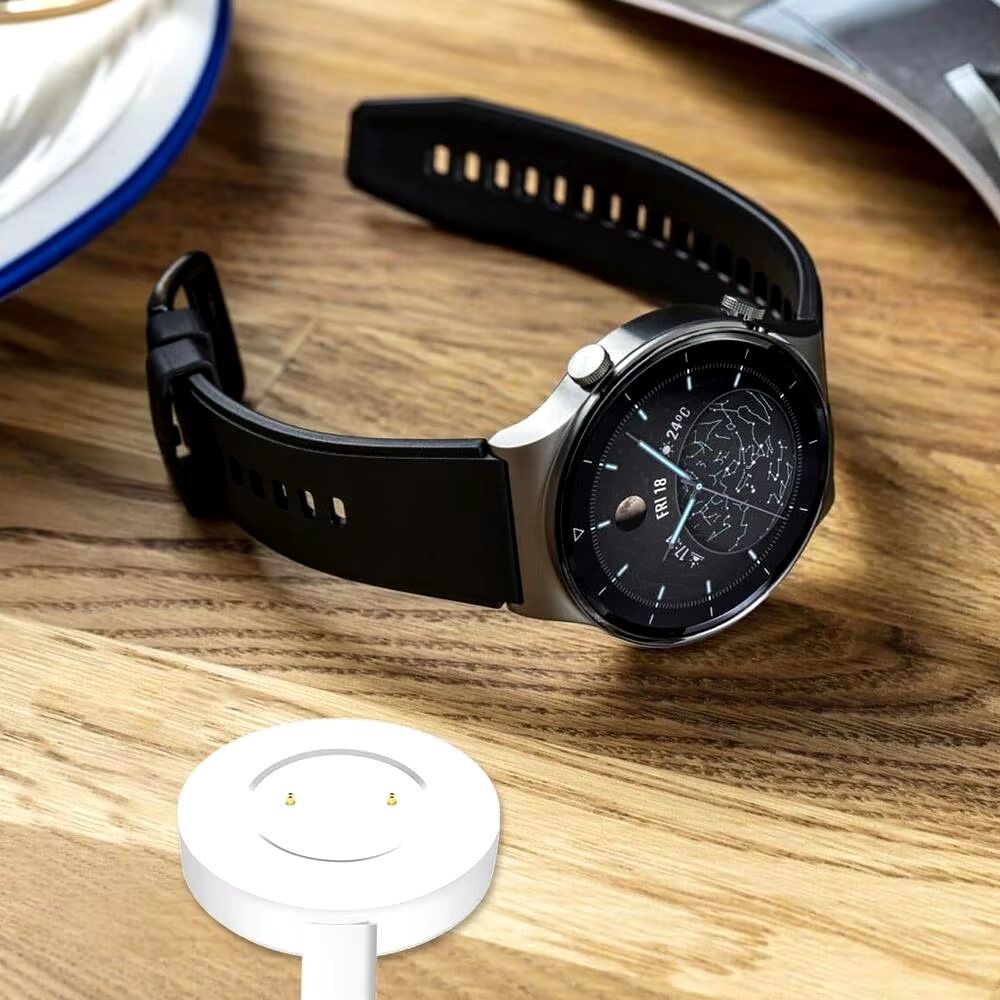 DP8 - Plate Magnetic 2 Pin Charger for Huawei- Watch- GT / GT 2, GT2 / Honor | USB Charging Cable For Huawei GT / GT2 / Honor