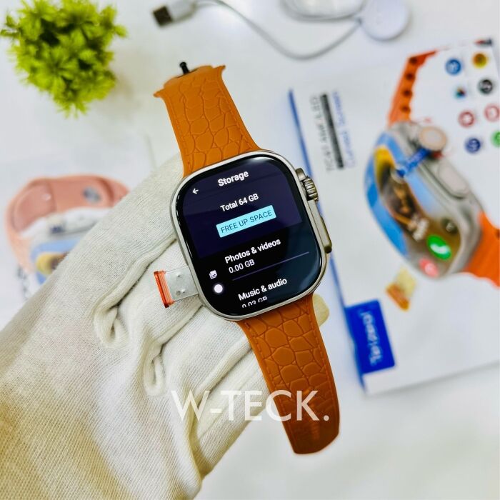 8 - TC41 5G Android Watch | Curve Dial | Amoled Display | 6/64 GB Memory | 360 Rotating Camera