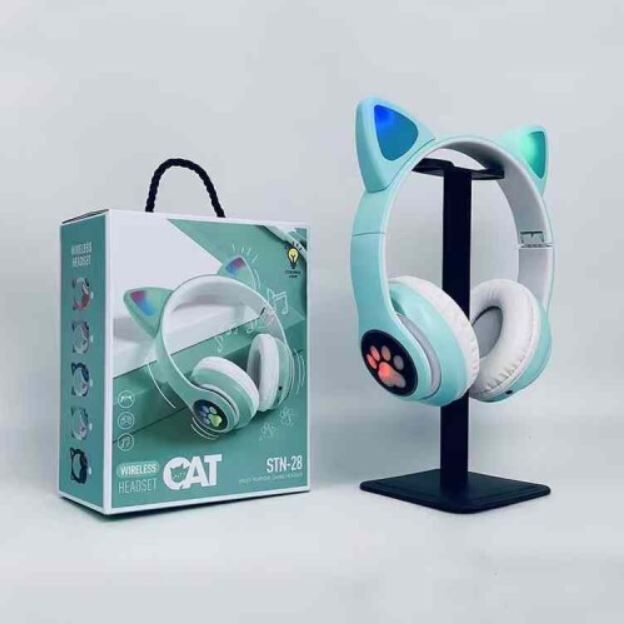 1 - STN28 Girls Wireless Cat Headphone for Mobile, Laptop & PC