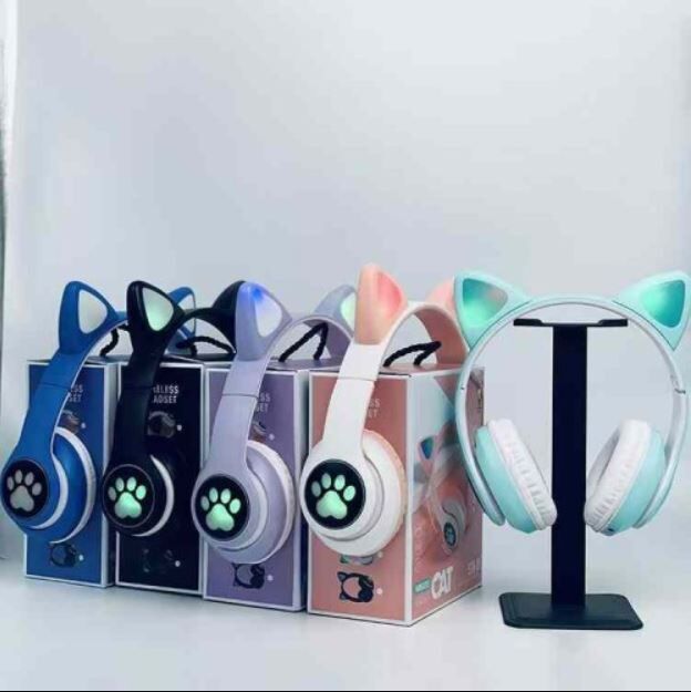 3 - STN28 Girls Wireless Cat Headphone for Mobile, Laptop & PC