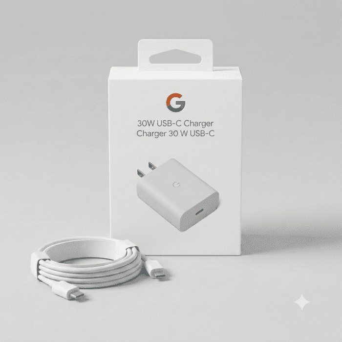 Google 30W Adaptor - Google 30W USB-C Fast Charging Adapter | 1 Replacement Year Warranty