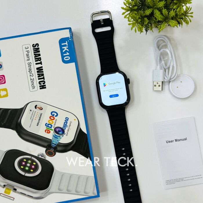 3 - TK10 Android 5G Sim Watch | 360 Rotating Camera | 4+64 GB Memory