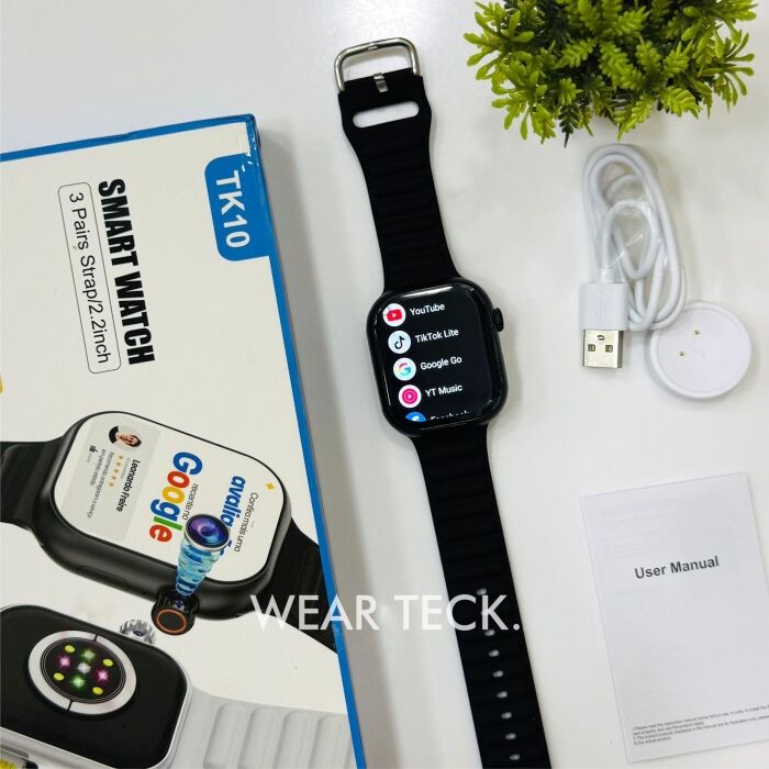 4 - TK10 Android 5G Sim Watch | 360 Rotating Camera | 4+64 GB Memory