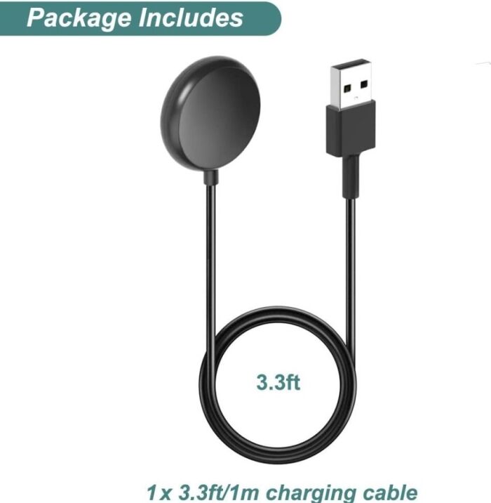 3 - Magnetic USB Charger for Google Pixel Watch – Replacement Charging Cable (1st Gen)