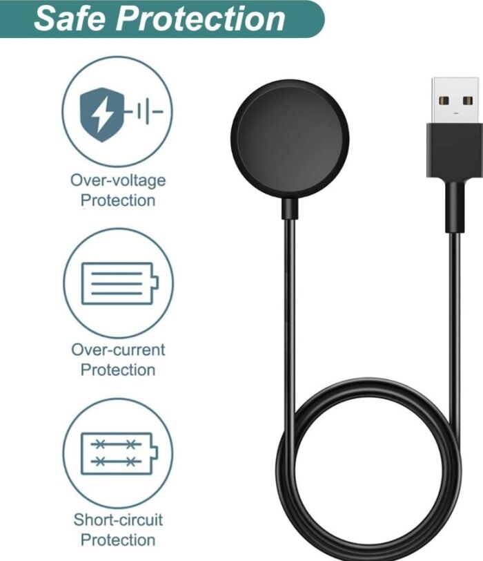 5 - Magnetic USB Charger for Google Pixel Watch – Replacement Charging Cable (1st Gen)