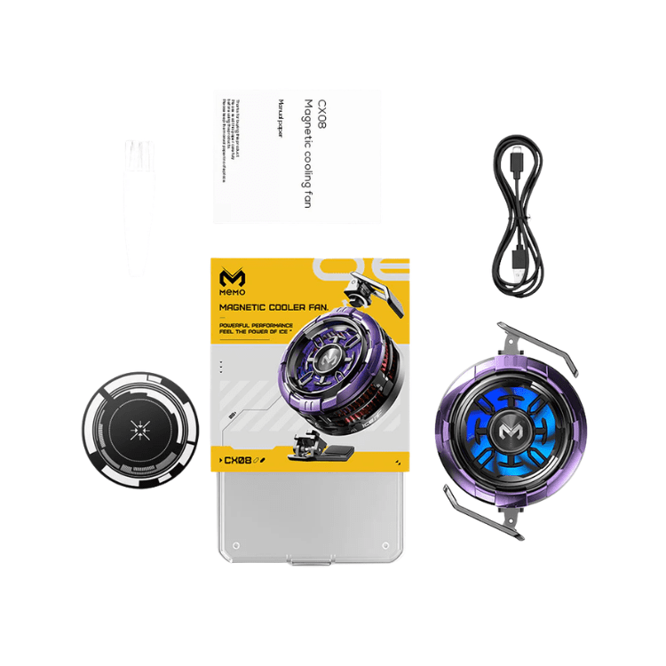 2 - Memo CX08 Pro Mobile Cooling Fan