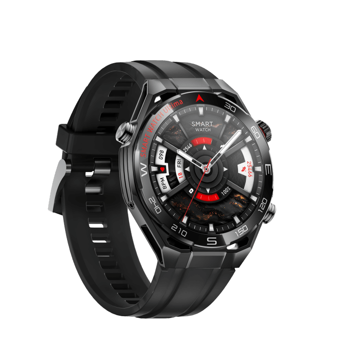 Kalobee SK55 Smart Watch Black 2 - Kalobee SK55 Smart Watch | 3 Pairs of Straps | Sports Style