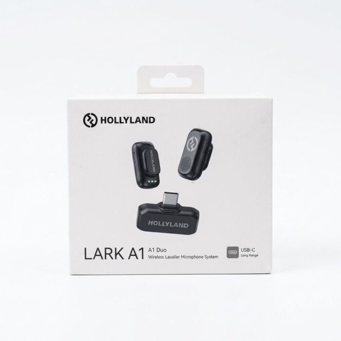 Lark A1 Duo Mic Box - Hollyland Lark A1 Dual Wireless Microphone with Type-C Connector (1 Year Warranty)