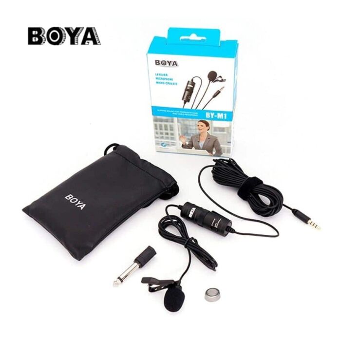 1 - Boya BY-M1 Omnidirectional Lavalier Microphone