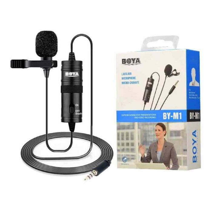 2 - Boya BY-M1 Omnidirectional Lavalier Microphone