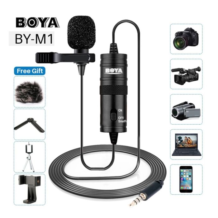 5 - Boya BY-M1 Omnidirectional Lavalier Microphone