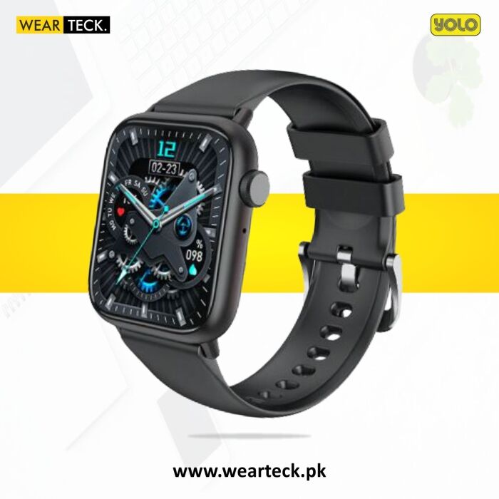 Black - Yolo Watch Pro Max | Bluetooth Calling | Bezel Less Display