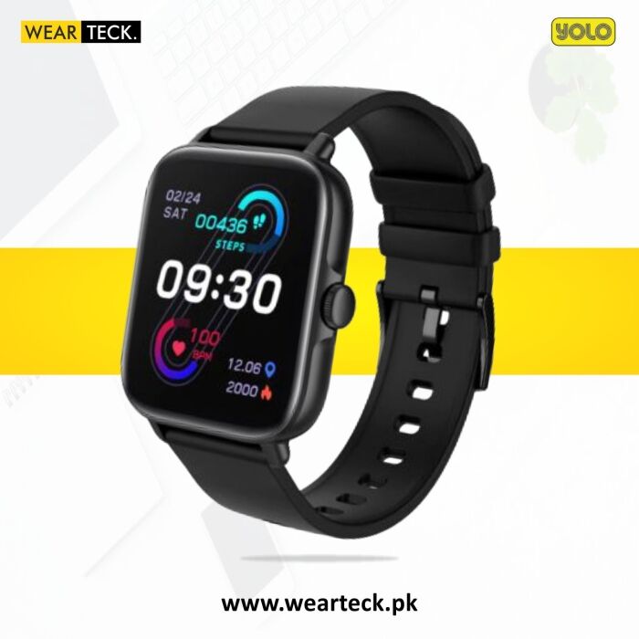 Black - Yolo Watch Pro Smart Watch | Bluetooth Calling