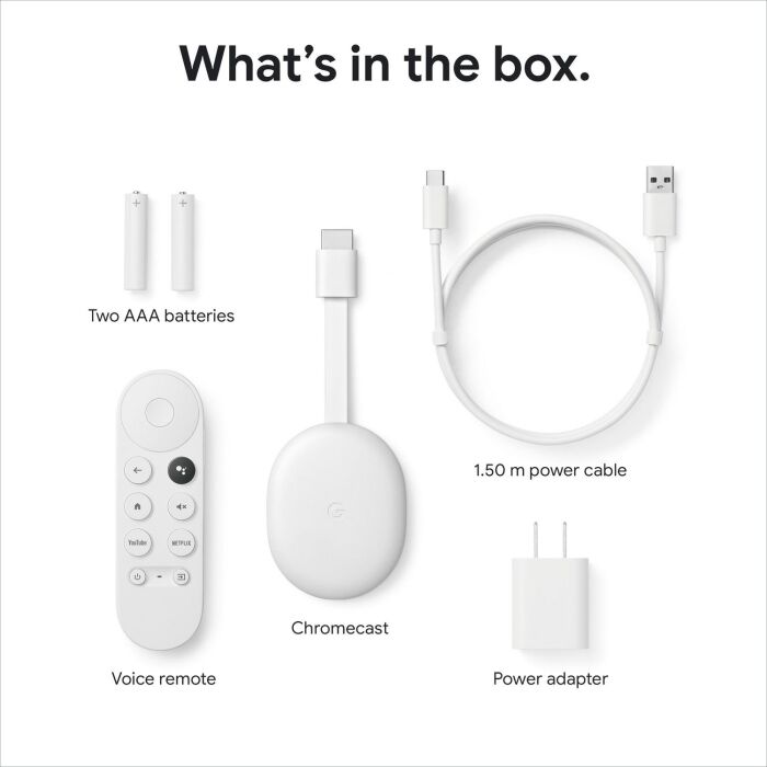 2 - Google Chromecast | Streaming Device With HDMI Cable
