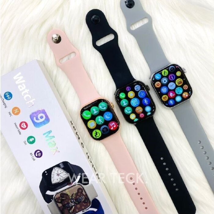 Display 2 - Watch 9 Max | Stainless Steel | 2.12" Bezel Less Display