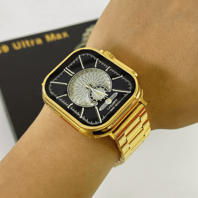 1 - S9 Ultra Max Smart Watch Golden Edition