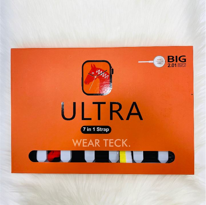 1 - Ultra 7 in 1 Smart Watch | 7 Pairs of Straps