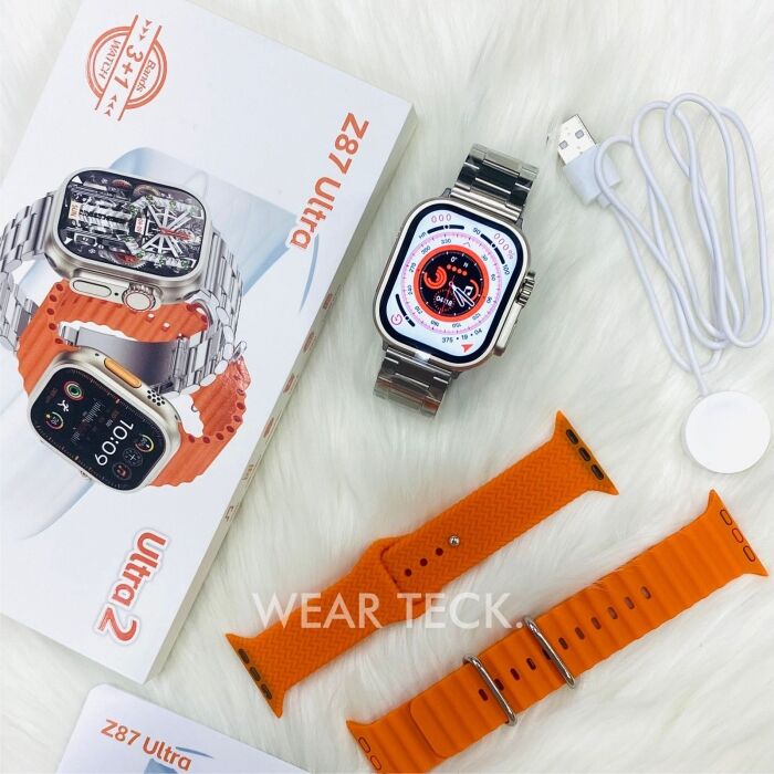 1 - Z87 Ultra 2 Smart Watch | 3 Straps