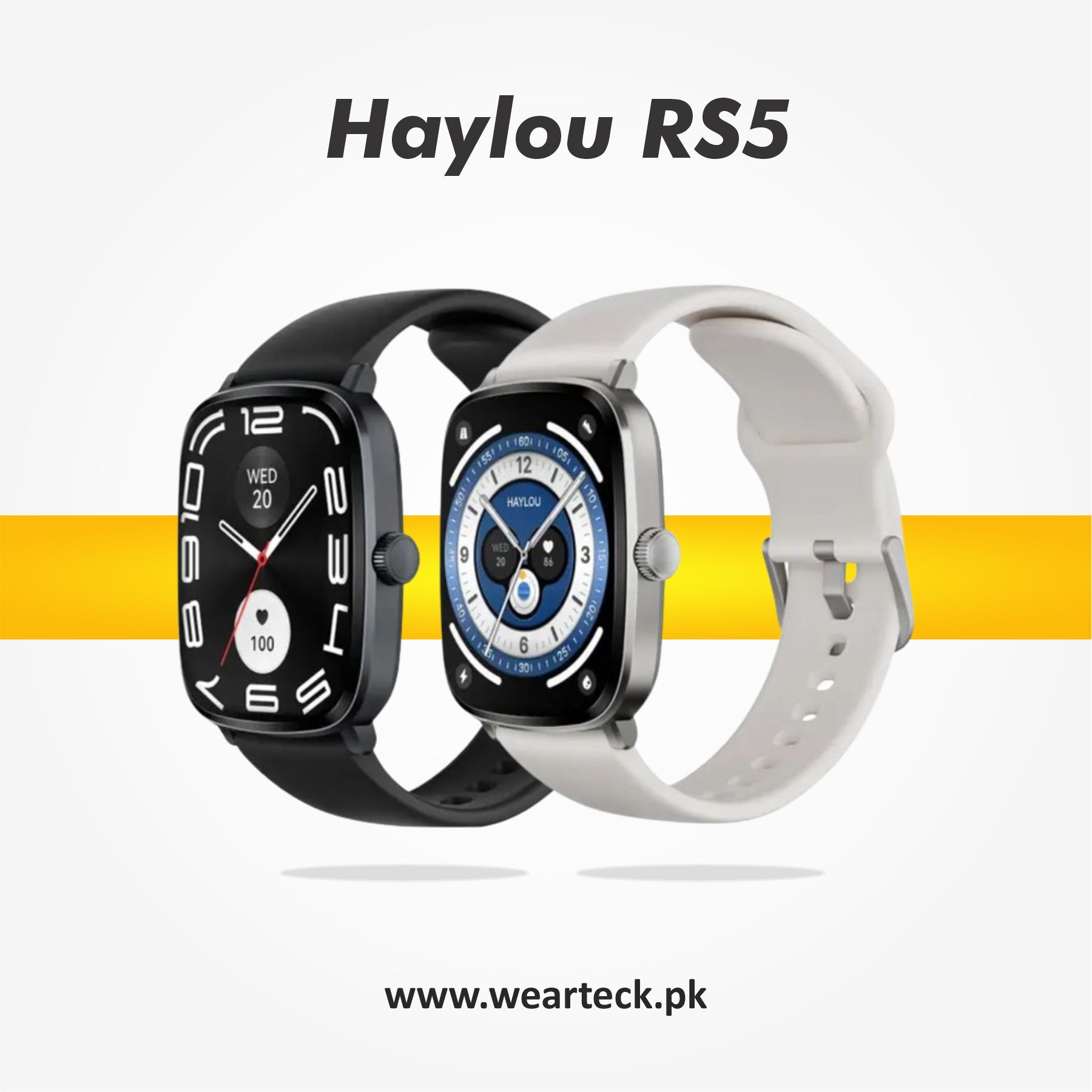 Display Haylou RS5 Smart Watch with Health Monitoring and Fitness Tracking Features