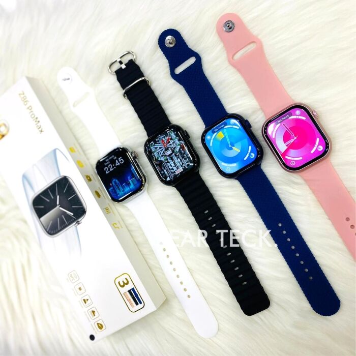 2 - Z86 Pro Max Smart Watch | 3 Pairs of Straps