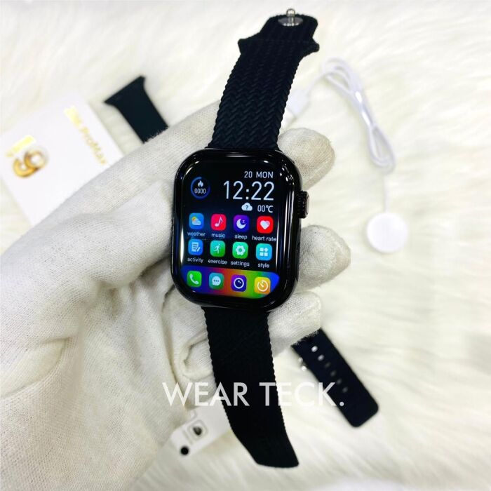 6 - Z86 Pro Max Smart Watch | 3 Pairs of Straps