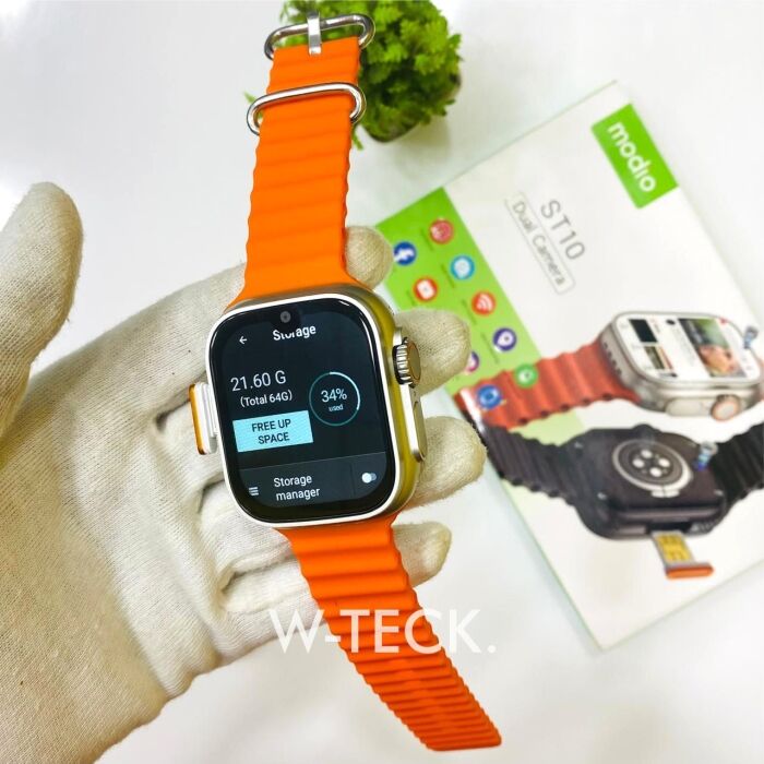 7 - ST10 5G Android Sim Watch | 4/64 GB Memory | Front Back Camera