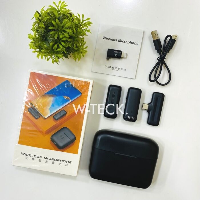 1 - J13 Dual Wireless Microphone with Noise Reduction