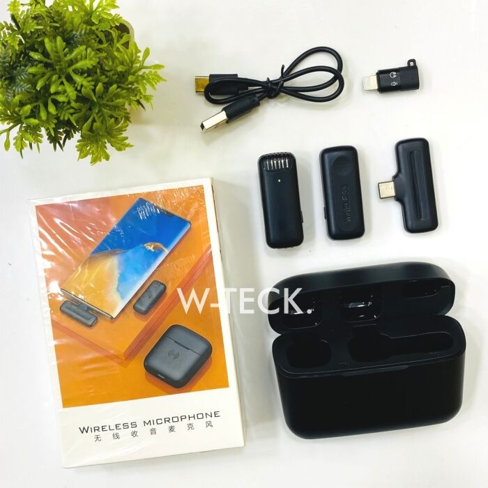 4 - J13 Dual Wireless Microphone with Noise Reduction