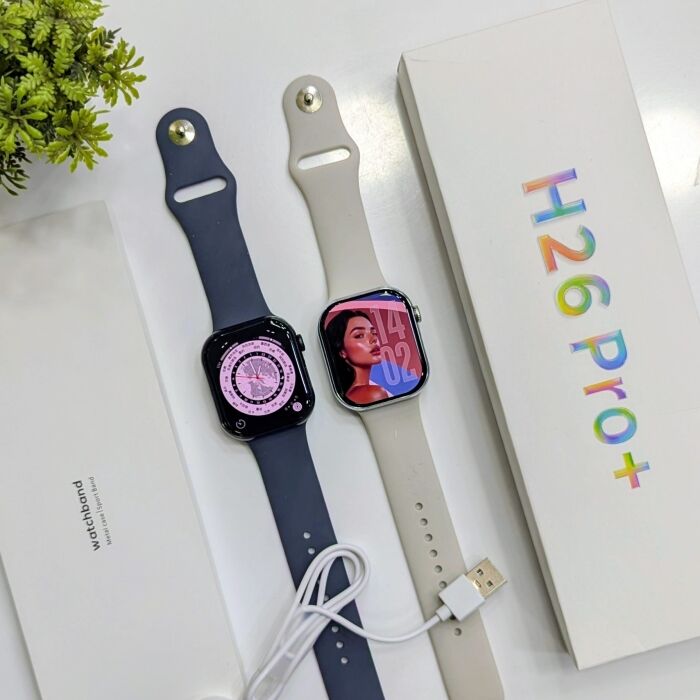 HelloH26Pro+1 - Hello Plum H26 Pro + Smart Watch | GPS Map | AOD | Palm Sensor | WhatsApp Reply