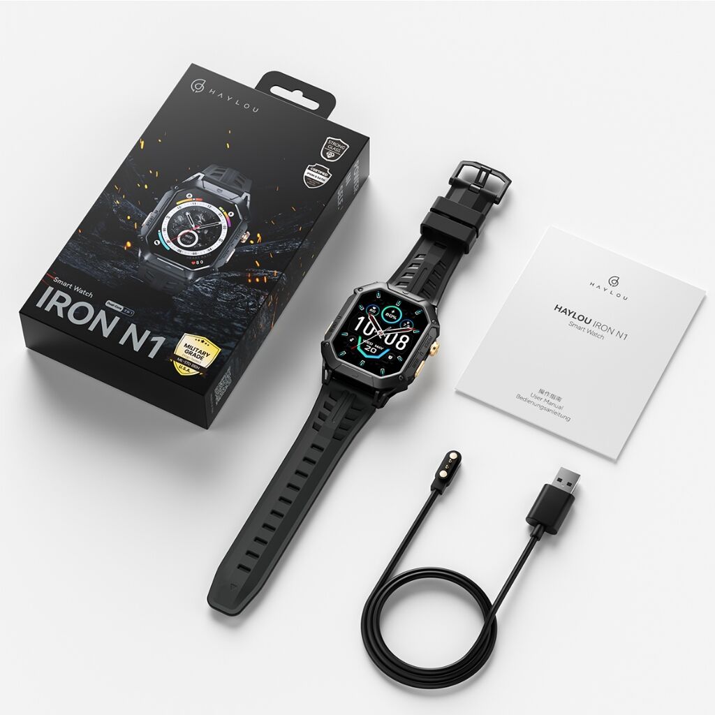 Box - Haylou Iron N1 Smart Watch