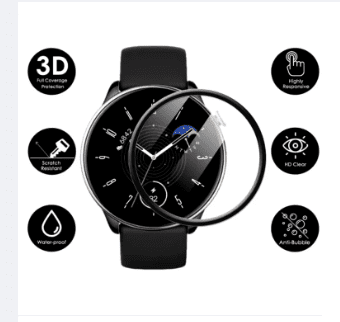 6 - Fiber Glass Scree Protector | For Mibro Lite 2 Smart Watch