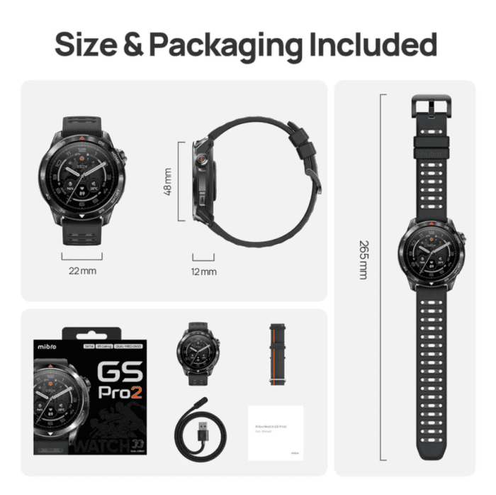 4 - Mibro GS Pro 2 Smart Watch