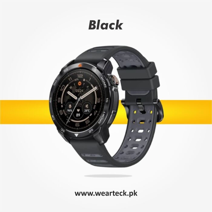 Black - Mibro GS Pro 2 Smart Watch