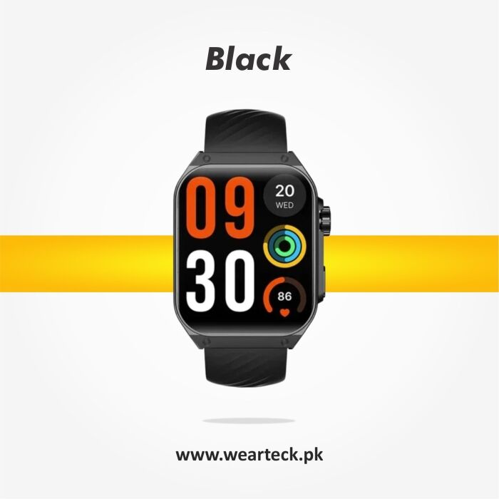 Black - Haylou Watch S8 | Smart Watch
