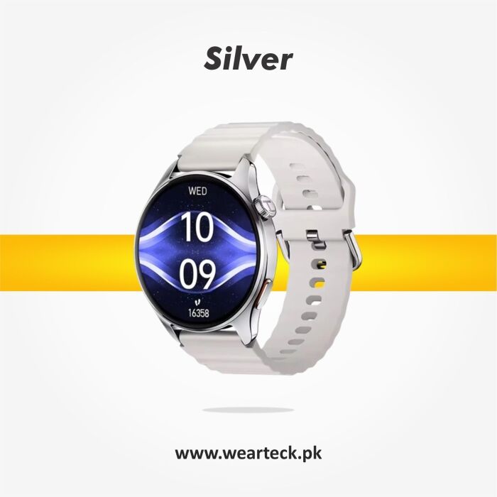 Silver - Haylou Watch 4S Smart Watch
