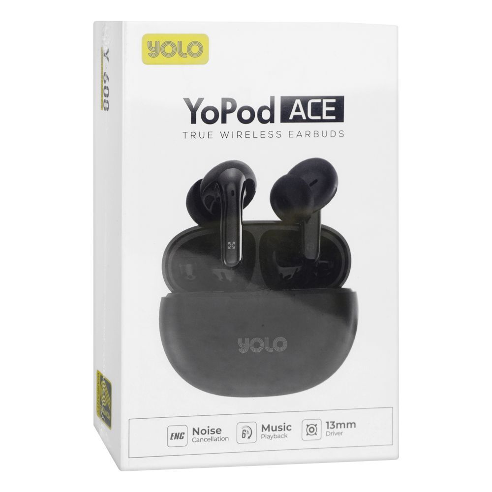 1289400-3 - Yolo YoPod Ace Earbuds | ENC & Quad Mic