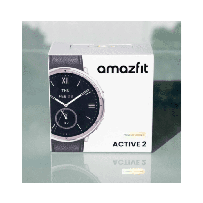 26 - Amazfit Active 2 Smart Watch | Premium Version | Leather Strap