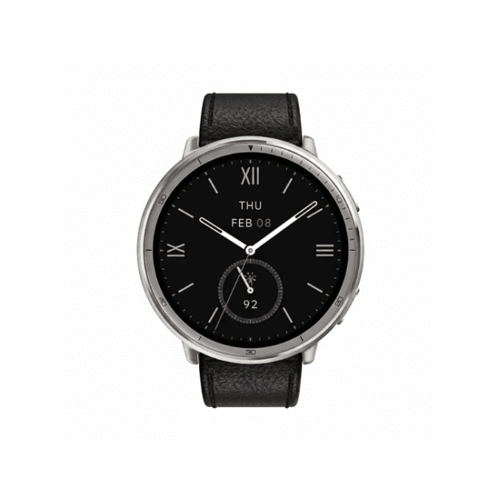 2(8) - Amazfit Active 2 Smart Watch | Premium Version | Leather Strap
