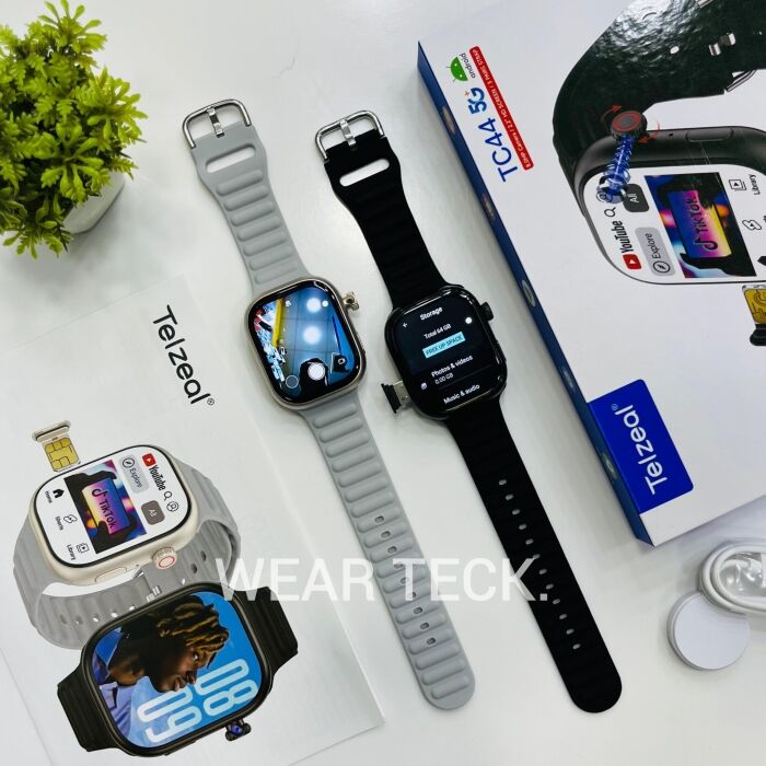 2 - Telzeal TC44 5G Android Sim Watch | 6/64 GB | 360 Rotating Camera | Amoled Display