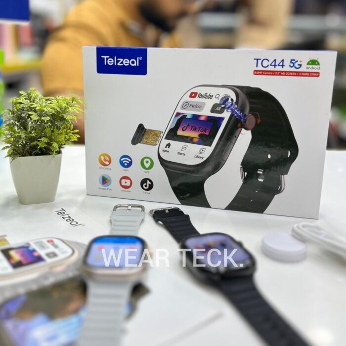 8 - Telzeal TC44 5G Android Sim Watch | 6/64 GB | 360 Rotating Camera | Amoled Display