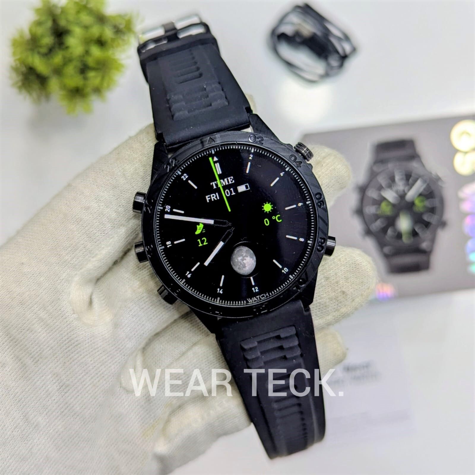 GS Carbon 1 - GS Wear Carbon Smart Watch | Amoled Display | Luxury Dial | GPS